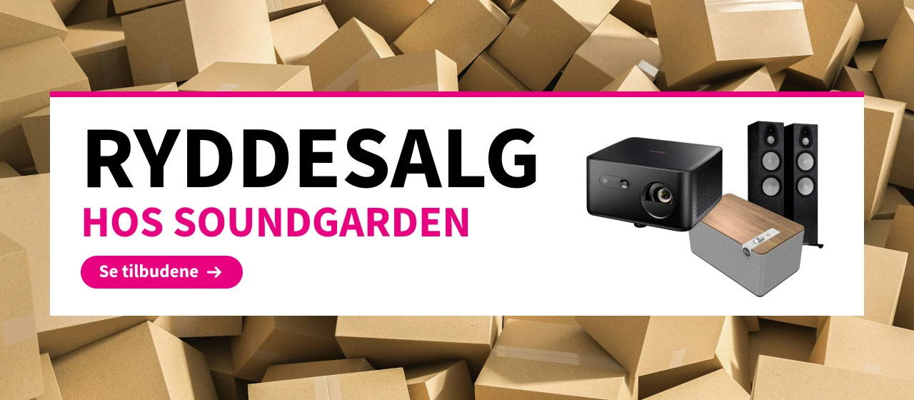 Årets store ryddesalg hos Soundgarden